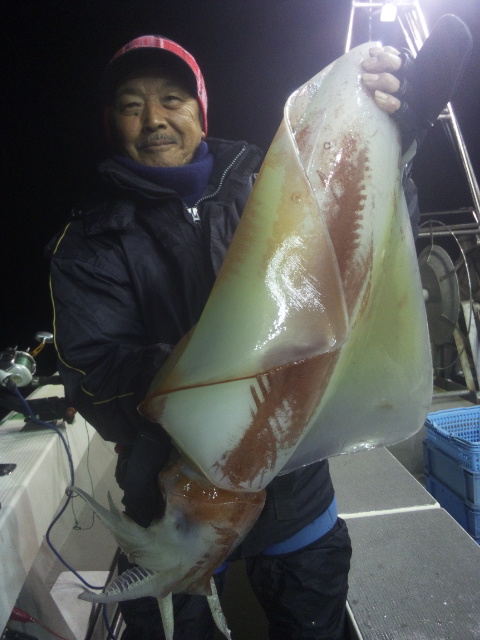 18日半夜便 タルイカ 舘氏ら 福井県 敦賀 釣り船 泰丸 18日半夜便 タルイカ 舘氏ら 福井県 敦賀 釣り船 泰丸
