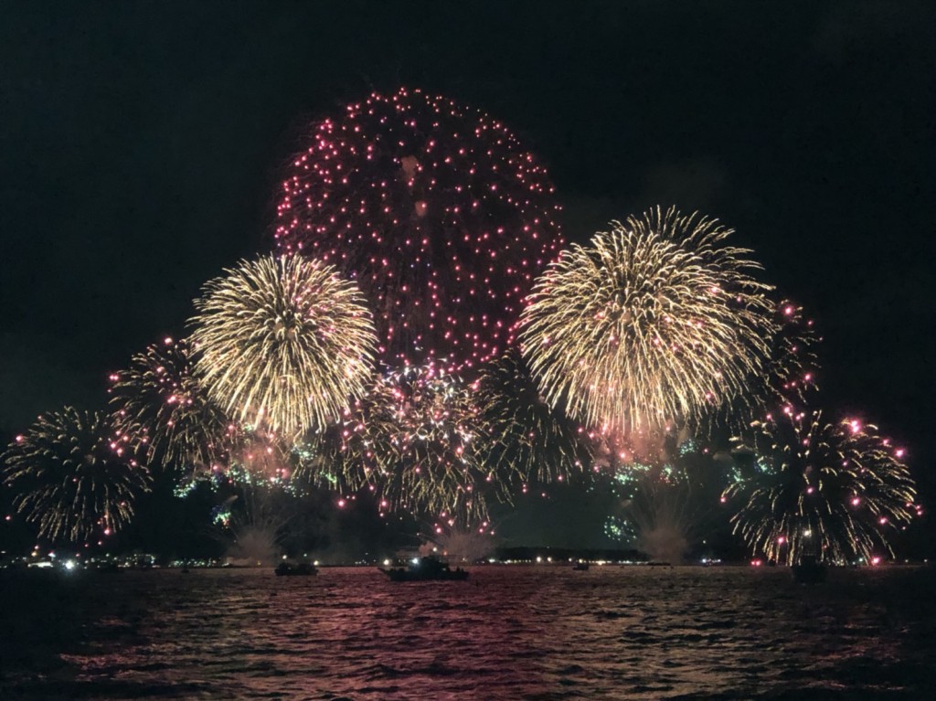 敦賀大花火大会 福井県 敦賀 釣り船 泰丸